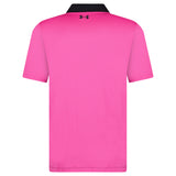 Perf 3.0 Colour Block Polo Shirt Black & Pink