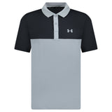 Perf 3.0 Colour Block Polo Shirt Black & Grey