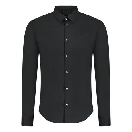 Armani Jeans Button - Up Shirt Black - Swing Supply - Golf, Casual, Activewear Outlet Sale