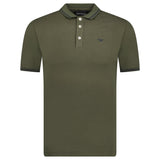 Emporio Armani Eagle Logo Twin Tip Polo - Shirt Khaki Green - Swing Supply - Golf, Casual, Activewear Outlet Sale