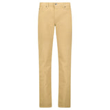 Emporio Armani J06 Slim Fit 5 Pocket Silver Eagle Belt Patch Jeans Beige - Swing Supply - Golf, Casual, Activewear Outlet Sale
