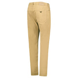 Emporio Armani J06 Slim Fit 5 Pocket Silver Eagle Belt Patch Jeans Beige - Swing Supply - Golf, Casual, Activewear Outlet Sale