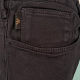 Emporio Armani J06 Slim Fit 5 Pocket Silver Eagle Belt Patch Jeans Black - Swing Supply - Golf, Casual, Activewear Outlet Sale