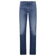 Emporio Armani J06 Slim Fit 5 Pocket Silver Eagle Belt Patch Jeans Blue - Swing Supply - Golf, Casual, Activewear Outlet Sale