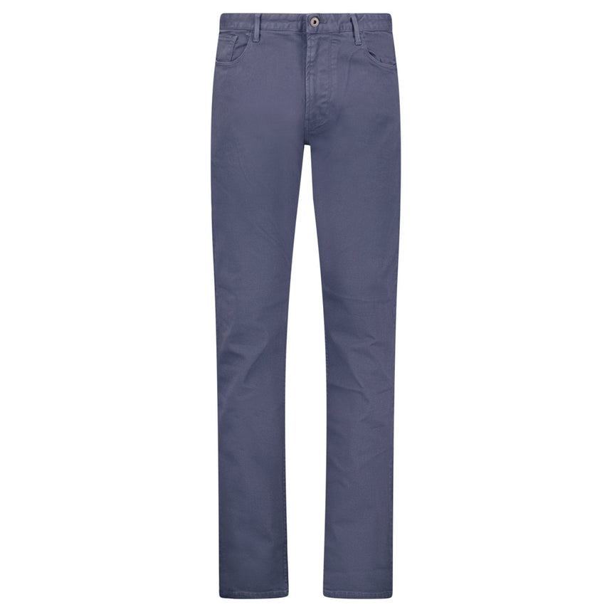 Emporio Armani J06 Slim Fit 5 Pocket Silver Eagle Blue Belt Patch Jeans Blue - Swing Supply - Golf, Casual, Activewear Outlet Sale