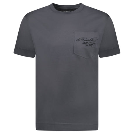 Emporio Armani Signature Pocket Mercerised T-Shirt Grey - Swing Supply - Golf, Casual, Activewear Outlet Sale