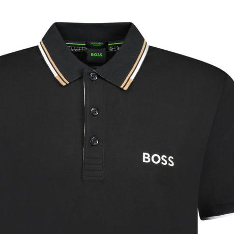 Hugo Boss Green Label Paddy Pro Polo Shirt Black - Swing Supply - Golf, Casual, Activewear Outlet Sale