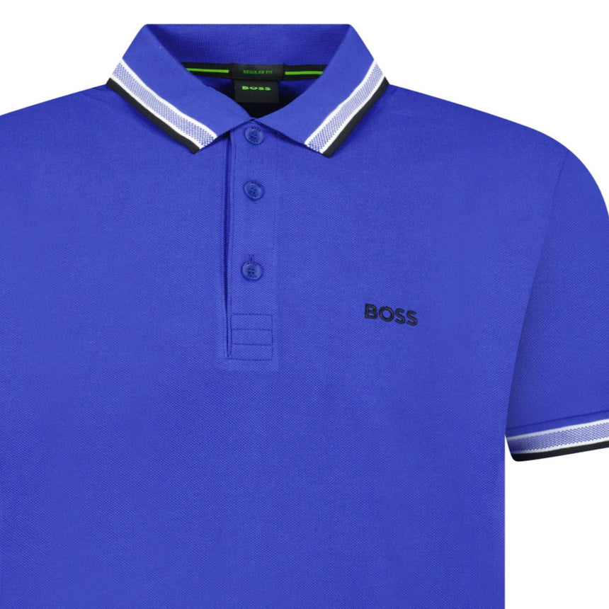 Hugo Boss Paddy Polo Shirt Blue - Swing Supply - Golf, Casual, Activewear Outlet Sale