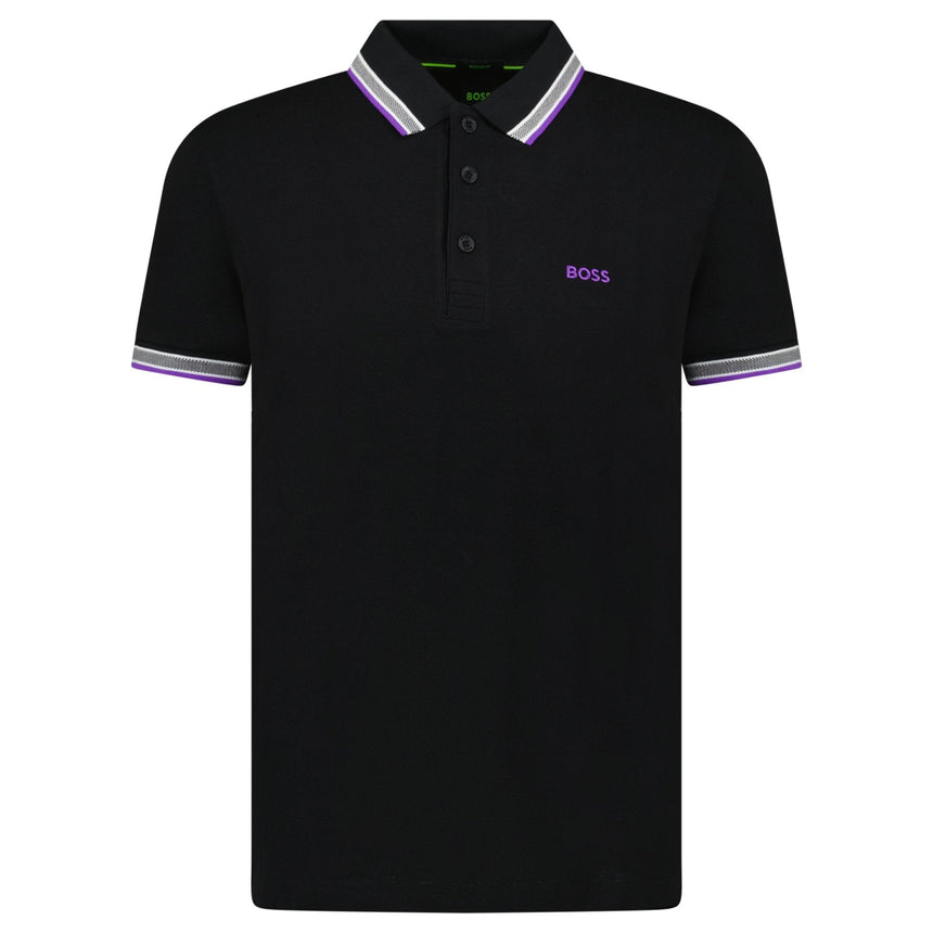 Hugo Boss Paddy Polo Shirt Purple & Black - Swing Supply - Golf, Casual, Activewear Outlet Sale