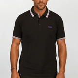 Hugo Boss Paddy Polo Shirt Purple & Black - Swing Supply - Golf, Casual, Activewear Outlet Sale