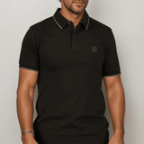 Hugo Boss Passertip Polo T-Shirt in Black - Swing Supply - Golf, Casual, Activewear Outlet Sale