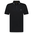 Hugo Boss Passertip Polo T-Shirt in Black - Swing Supply - Golf, Casual, Activewear Outlet Sale