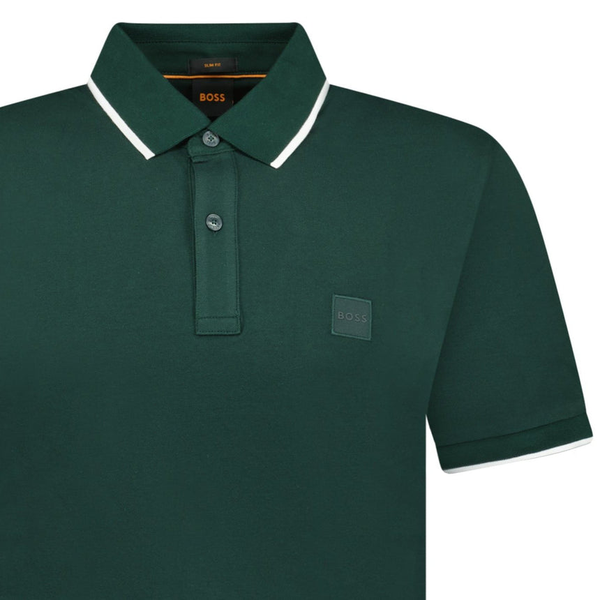 Hugo Boss Passertip Polo T-Shirt in Green - Swing Supply - Golf, Casual, Activewear Outlet Sale