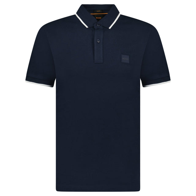 Hugo Boss Passertip Polo T-Shirt in Navy - Swing Supply - Golf, Casual, Activewear Outlet Sale