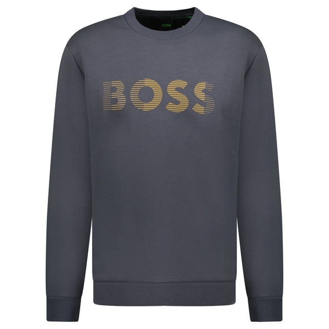 Hugo Boss Salbo Crewneck Sweatshirt Grey - Swing Supply - Golf, Casual, Activewear Outlet Sale