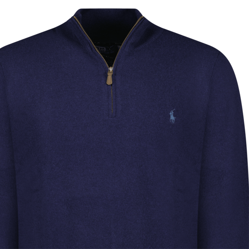 Polo Ralph Lauren Hunter 1/4 Zip Sweater Navy - Swing Supply - Golf, Casual, Activewear Outlet Sale