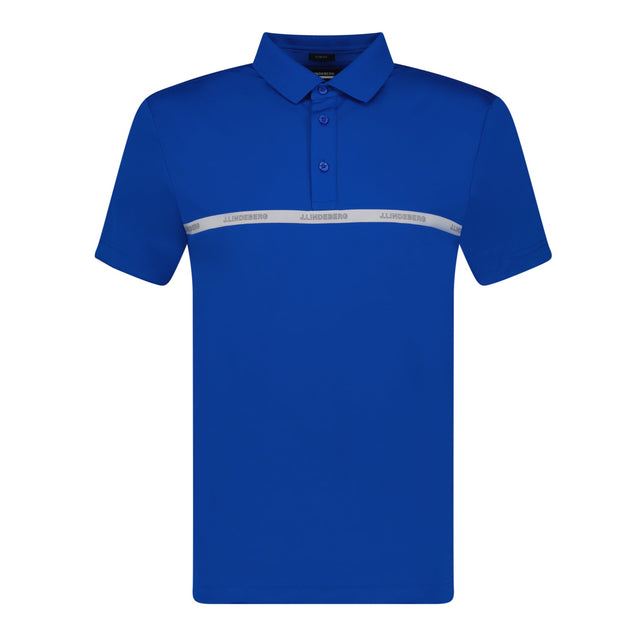 J.LINDEBERG CHAD SLIM FIT POLO LAPIS BLUE - Swing Supply - Golf Clothing, Shoes & Accessories Sale